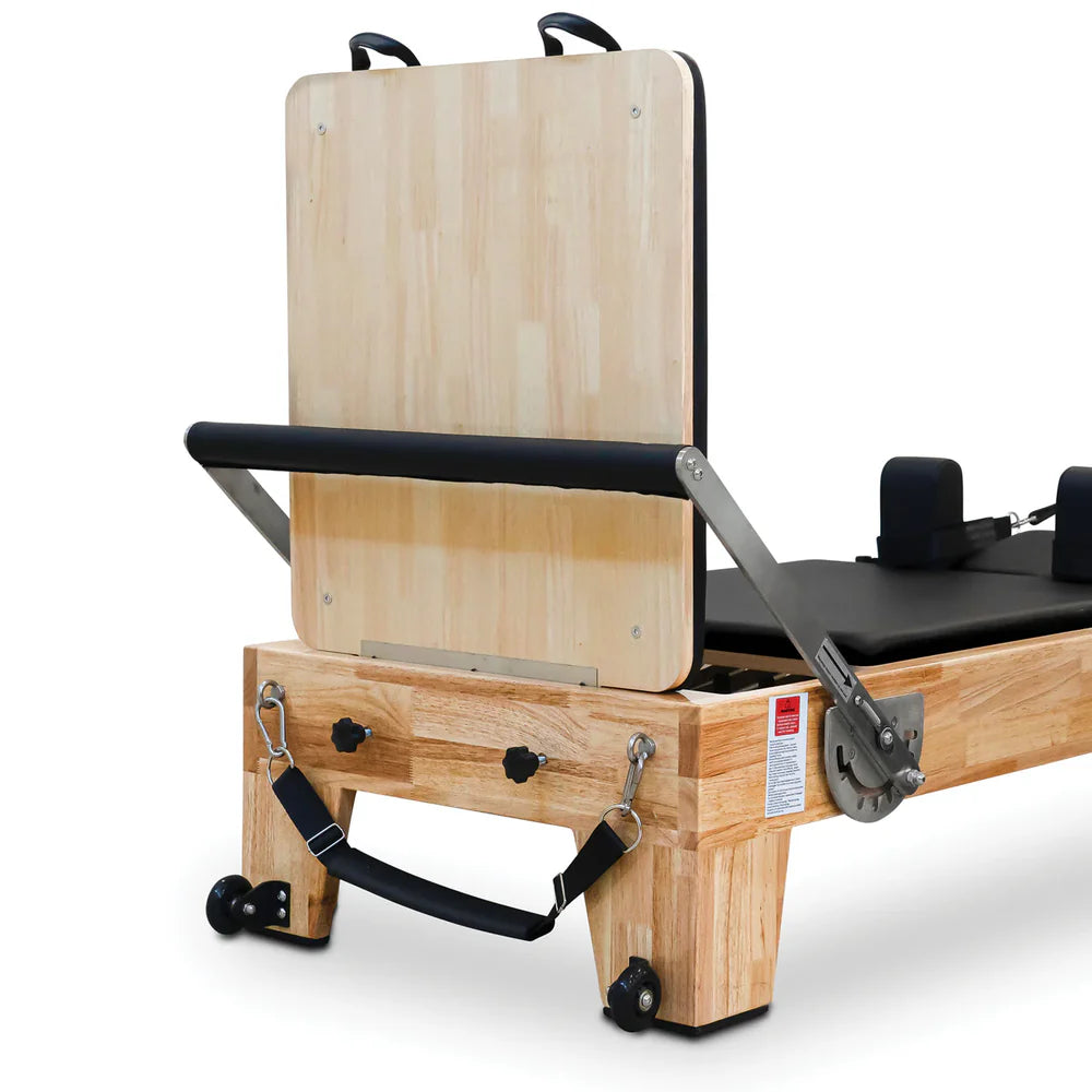 Back View of Jumpboard for Impact Fitness Pilate Reformer Machine in Oakwood