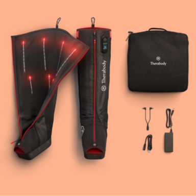 Flatlay of Jet Boots with one boot unzipped and showing accessories pack