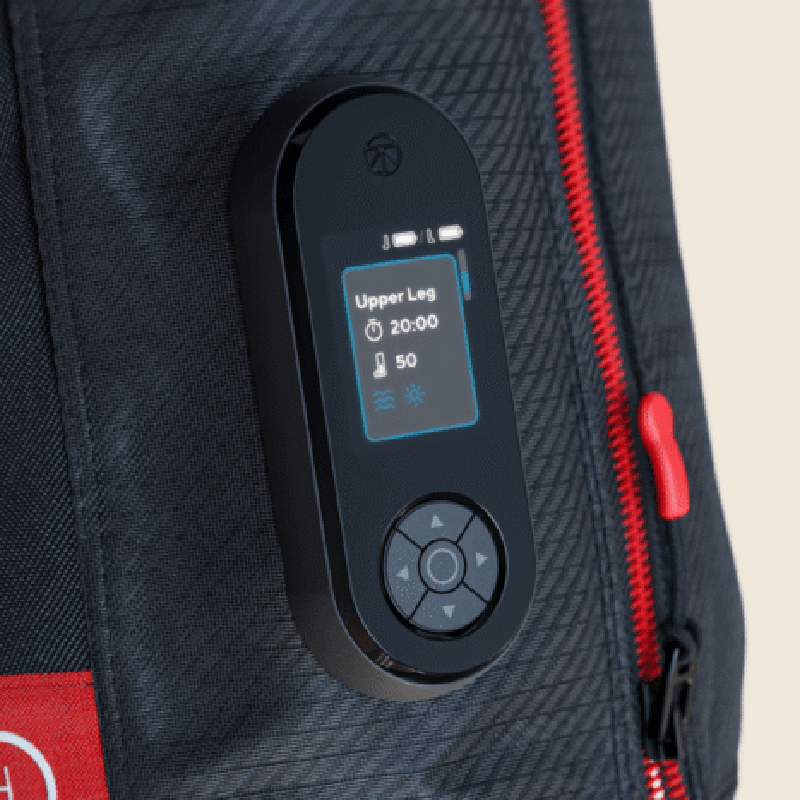 Close up image of the control panel on the JetBoots Pro Plus