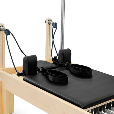 Reeplex Pilates Reformer Flow Series with Full Trapeze Carriage and Handles Close Up