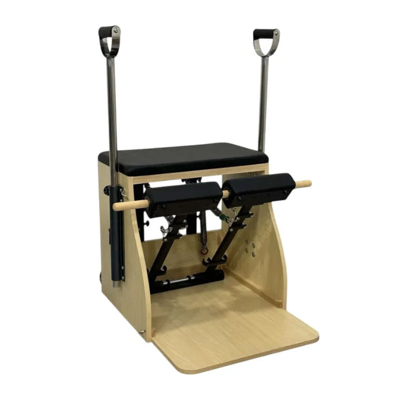 Core Collab Pilates Wunda Chair Back View on white background