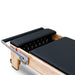Close Up of Padded Platform for Impact Fitness Pilates Reformer Machine in Oakwood