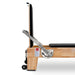 Close Up Side View of Jumpboard and Footbar for Impact Fitness Pilates Reformer Machine