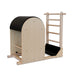 Side view at slight angle of reeplex Ladder Barrel showing arch and ladder