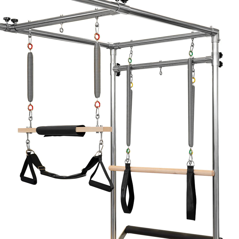 Reeplex Pilates Reformer Flow Series with Full Trapeze Frame Close Up Right Side