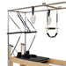 Reeplex Pilates Reformer with Full Trapeze Close Up View Reformer and Frame Left Side