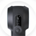 Close up of the display panel on the back of black Theragun 5th Generation